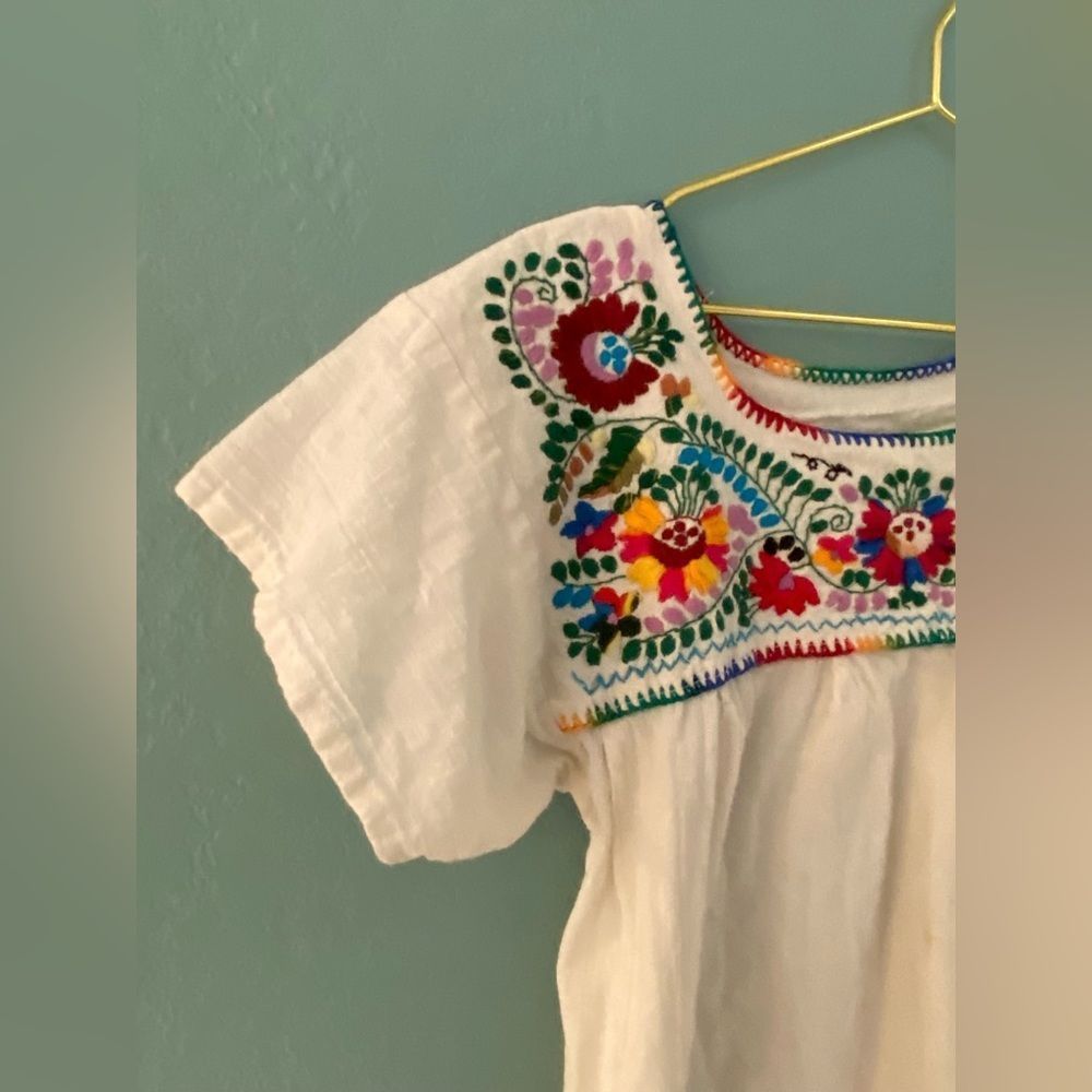 CL Authentic Mexican blouse, hand embroidered.